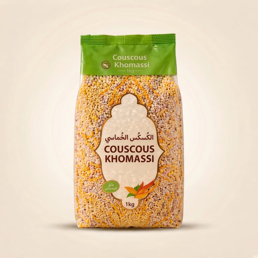 كيس Couscous Khomassi 1 كغ من Terroirs De Dakhla